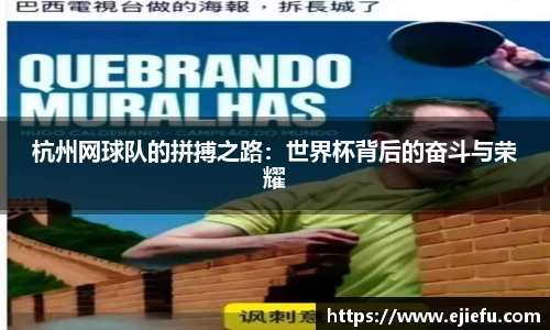 杭州网球队的拼搏之路：世界杯背后的奋斗与荣耀